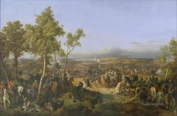 Clásico Painting - Batalla de Tarutino Peter von Hess Guerra militar